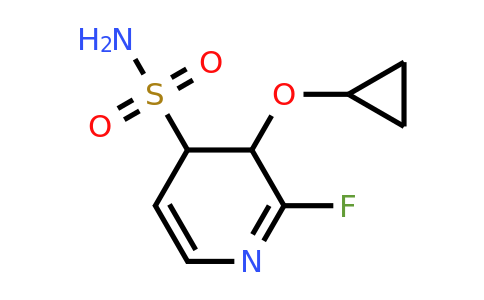 CAS 1243453-38-4 | 3-Cyclopropoxy-2-fluoro-3,4-dihydropyridine-4-sulfonamide