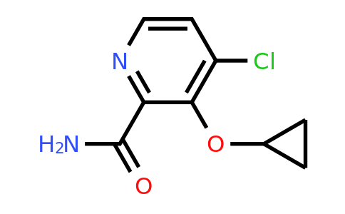 CAS 1243453-42-0 | 4-Chloro-3-cyclopropoxypicolinamide