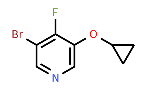 CAS 1243453-43-1 | 3-Bromo-5-cyclopropoxy-4-fluoropyridine