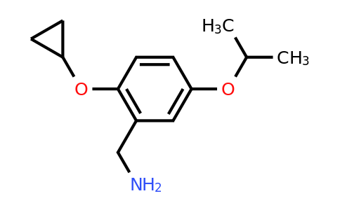 CAS 1243453-45-3 | (2-Cyclopropoxy-5-isopropoxyphenyl)methanamine