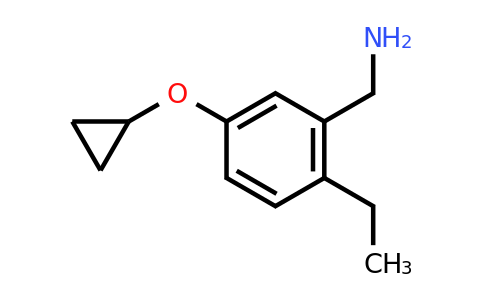 CAS 1243453-46-4 | (5-Cyclopropoxy-2-ethylphenyl)methanamine