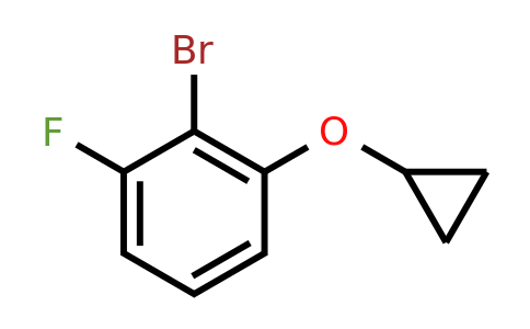 CAS 1243453-51-1 | 2-Bromo-1-cyclopropoxy-3-fluorobenzene