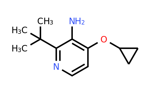 CAS 1243453-52-2 | 2-Tert-butyl-4-cyclopropoxypyridin-3-amine