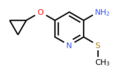 CAS 1243453-57-7 | 5-Cyclopropoxy-2-(methylsulfanyl)pyridin-3-amine