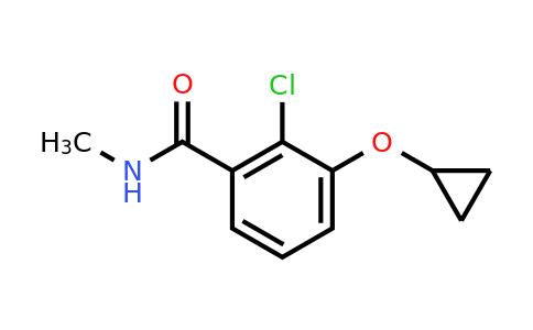 CAS 1243453-60-2 | 2-Chloro-3-cyclopropoxy-N-methylbenzamide