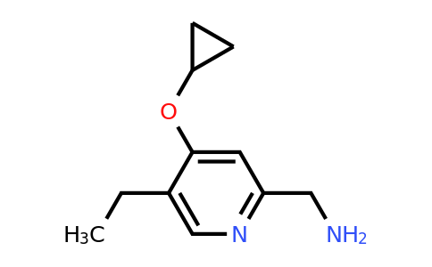 CAS 1243453-61-3 | (4-Cyclopropoxy-5-ethylpyridin-2-YL)methanamine