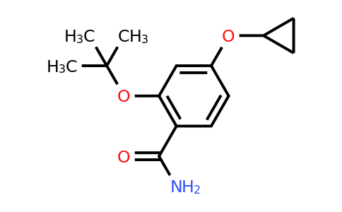 CAS 1243453-62-4 | 2-Tert-butoxy-4-cyclopropoxybenzamide