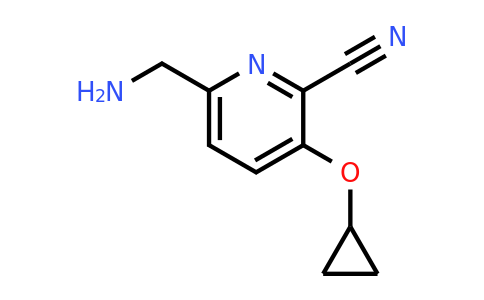 CAS 1243453-63-5 | 6-(Aminomethyl)-3-cyclopropoxypicolinonitrile