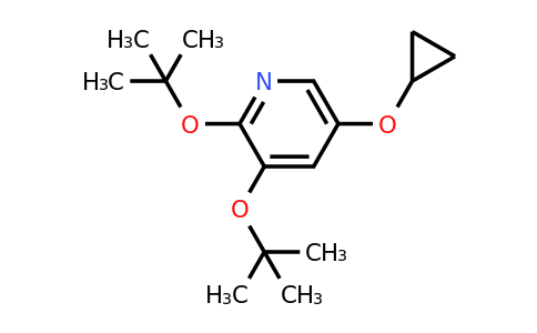 CAS 1243453-67-9 | 2,3-DI-Tert-butoxy-5-cyclopropoxypyridine