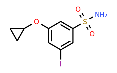CAS 1243453-69-1 | 3-Cyclopropoxy-5-iodobenzenesulfonamide