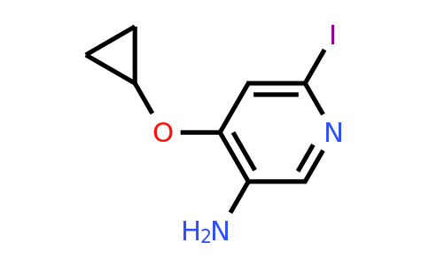 CAS 1243453-74-8 | 4-Cyclopropoxy-6-iodopyridin-3-amine