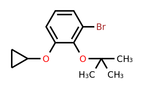 CAS 1243453-75-9 | 1-Bromo-2-tert-butoxy-3-cyclopropoxybenzene