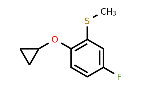 CAS 1243453-80-6 | (2-Cyclopropoxy-5-fluorophenyl)(methyl)sulfane