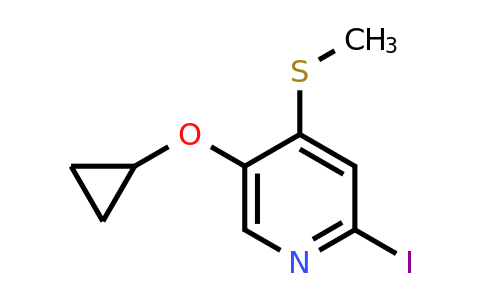 CAS 1243453-86-2 | 5-Cyclopropoxy-2-iodo-4-(methylsulfanyl)pyridine