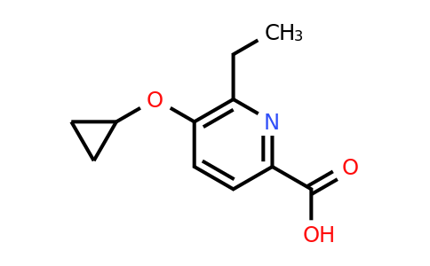 CAS 1243453-87-3 | 5-Cyclopropoxy-6-ethylpicolinic acid