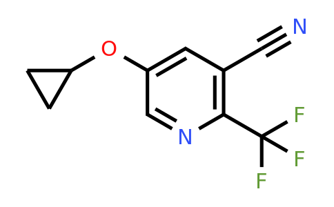CAS 1243453-91-9 | 5-Cyclopropoxy-2-(trifluoromethyl)nicotinonitrile