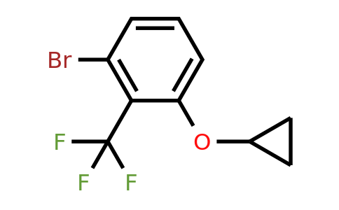 CAS 1243453-95-3 | 1-Bromo-3-cyclopropoxy-2-(trifluoromethyl)benzene