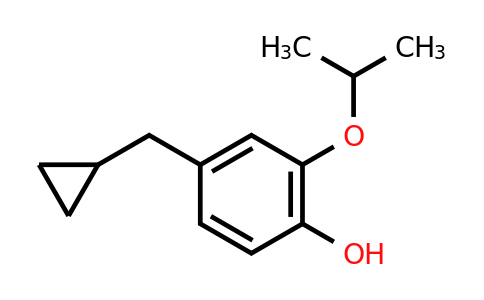 CAS 1243453-98-6 | 4-(Cyclopropylmethyl)-2-isopropoxyphenol