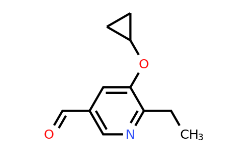 CAS 1243454-01-4 | 5-Cyclopropoxy-6-ethylnicotinaldehyde