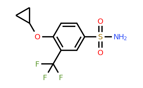 CAS 1243454-02-5 | 4-Cyclopropoxy-3-(trifluoromethyl)benzenesulfonamide