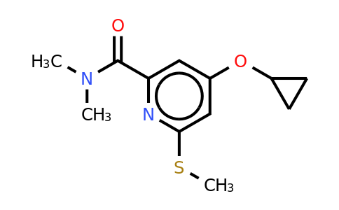 CAS 1243454-05-8 | 4-Cyclopropoxy-N,n-dimethyl-6-(methylthio)picolinamide