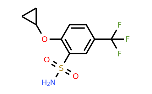CAS 1243454-06-9 | 2-Cyclopropoxy-5-(trifluoromethyl)benzenesulfonamide
