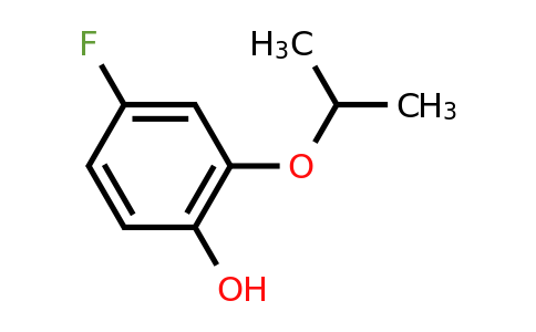 CAS 1243454-07-0 | 4-Fluoro-2-(propan-2-yloxy)phenol