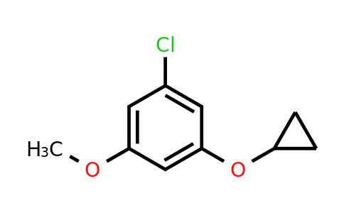 CAS 1243454-10-5 | 1-Chloro-3-cyclopropoxy-5-methoxybenzene