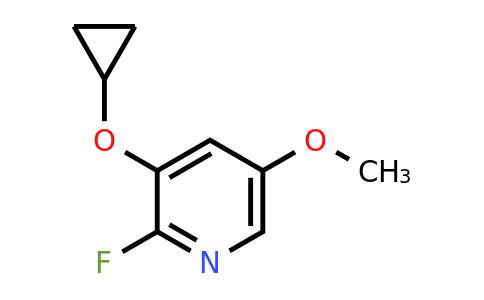 CAS 1243454-14-9 | 3-Cyclopropoxy-2-fluoro-5-methoxypyridine