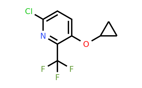 CAS 1243454-20-7 | 6-Chloro-3-cyclopropoxy-2-(trifluoromethyl)pyridine