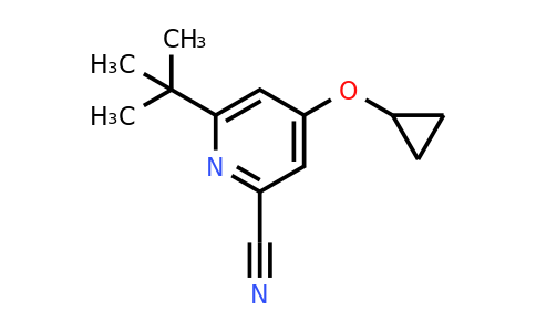 CAS 1243454-22-9 | 6-Tert-butyl-4-cyclopropoxypicolinonitrile