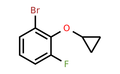 CAS 1243454-24-1 | 1-Bromo-2-cyclopropoxy-3-fluorobenzene