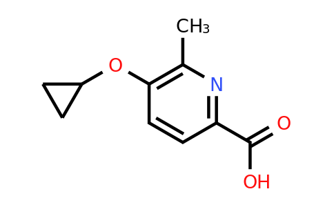 CAS 1243454-27-4 | 5-Cyclopropoxy-6-methylpicolinic acid