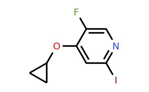 CAS 1243454-29-6 | 4-Cyclopropoxy-5-fluoro-2-iodopyridine