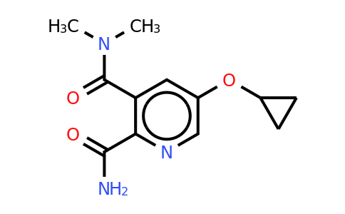 CAS 1243454-30-9 | 5-Cyclopropoxy-N3,N3-dimethylpyridine-2,3-dicarboxamide