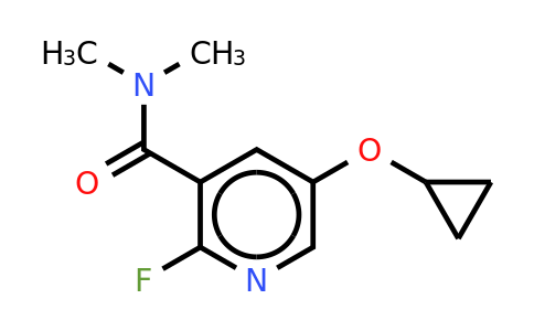 CAS 1243454-33-2 | 5-Cyclopropoxy-2-fluoro-N,n-dimethylnicotinamide