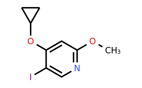 CAS 1243454-34-3 | 4-Cyclopropoxy-5-iodo-2-methoxypyridine