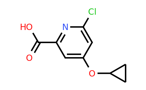 CAS 1243454-38-7 | 6-Chloro-4-cyclopropoxypicolinic acid