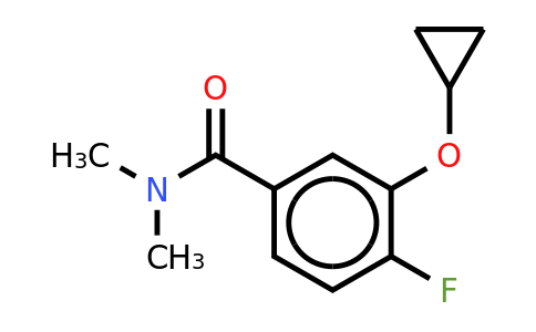 CAS 1243454-39-8 | 3-Cyclopropoxy-4-fluoro-N,n-dimethylbenzamide