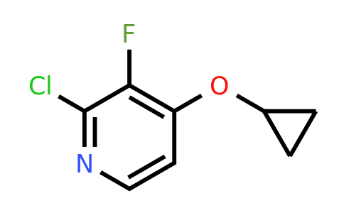 CAS 1243454-45-6 | 2-Chloro-4-cyclopropoxy-3-fluoropyridine
