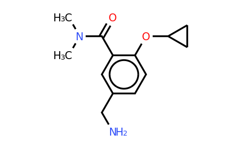 CAS 1243454-47-8 | 5-(Aminomethyl)-2-cyclopropoxy-N,n-dimethylbenzamide