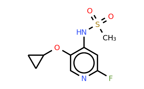 CAS 1243454-50-3 | N-(5-cyclopropoxy-2-fluoropyridin-4-YL)methanesulfonamide