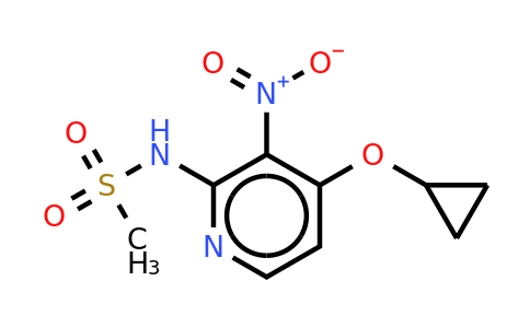 CAS 1243454-51-4 | N-(4-cyclopropoxy-3-nitropyridin-2-YL)methanesulfonamide