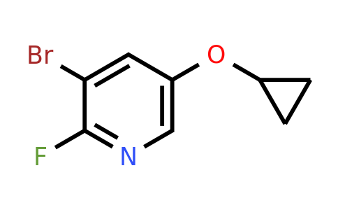CAS 1243454-57-0 | 3-Bromo-5-cyclopropoxy-2-fluoropyridine