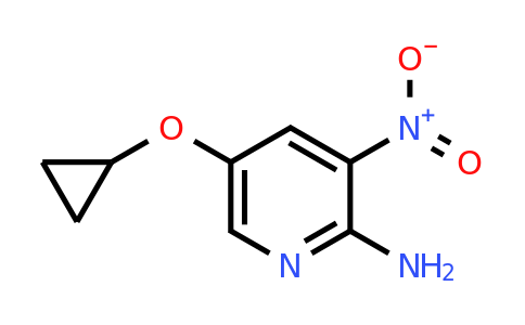 CAS 1243454-58-1 | 5-Cyclopropoxy-3-nitropyridin-2-amine