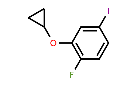 CAS 1243454-59-2 | 2-Cyclopropoxy-1-fluoro-4-iodobenzene