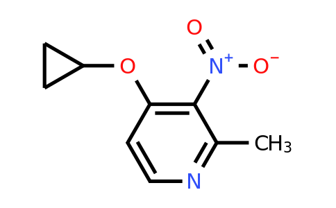 CAS 1243454-61-6 | 4-Cyclopropoxy-2-methyl-3-nitropyridine