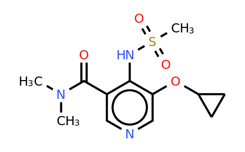 CAS 1243454-66-1 | 5-Cyclopropoxy-N,n-dimethyl-4-(methylsulfonamido)nicotinamide