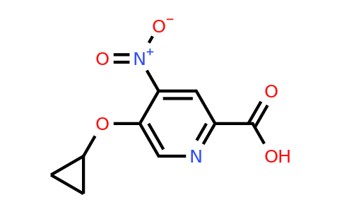 CAS 1243454-67-2 | 5-Cyclopropoxy-4-nitropicolinic acid
