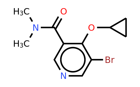 CAS 1243454-71-8 | 5-Bromo-4-cyclopropoxy-N,n-dimethylnicotinamide